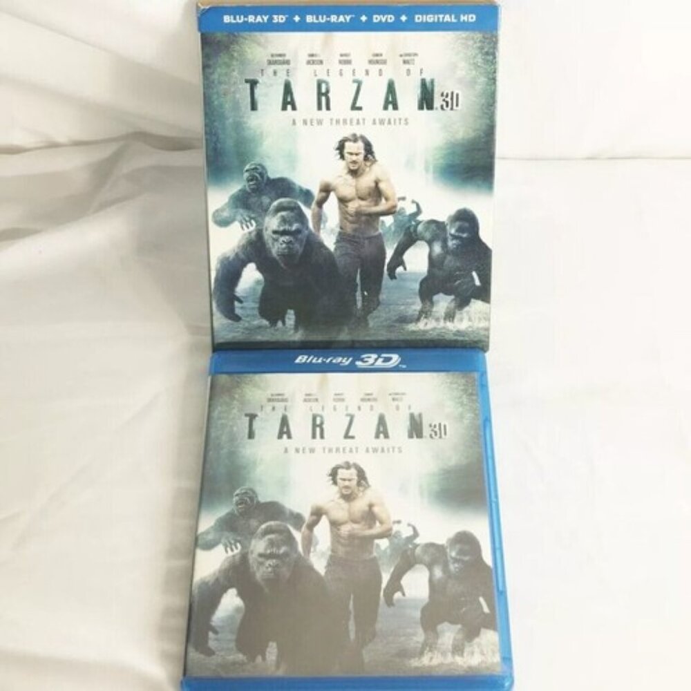 The Legend of Tarzan Blu-ray 3D Blu ray Dvd Hd Slipcover Rare